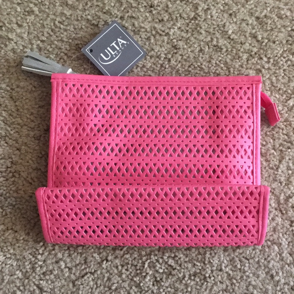 Pink cosmetic bag